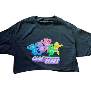 Care Bears Modern Graphic Tee Crop Top Size Medium